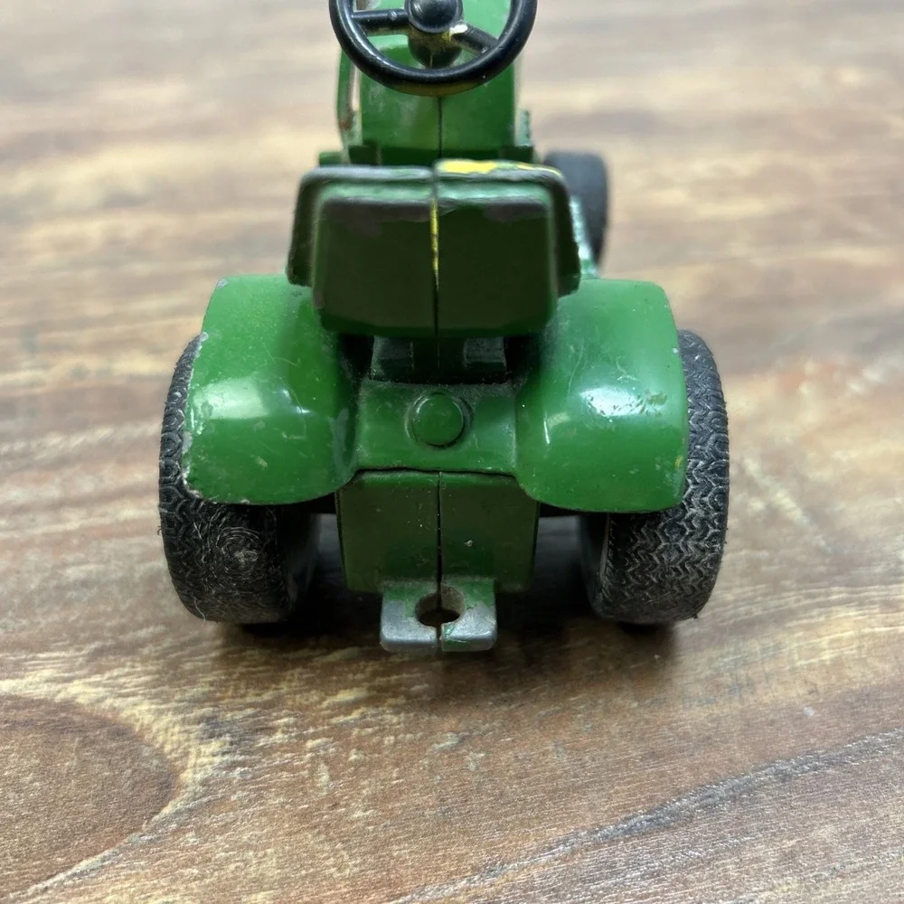 Vintage 1960's 70's Ertl John Deere 140 Lawn Garden Tractor W/ Dump Cart 1:16